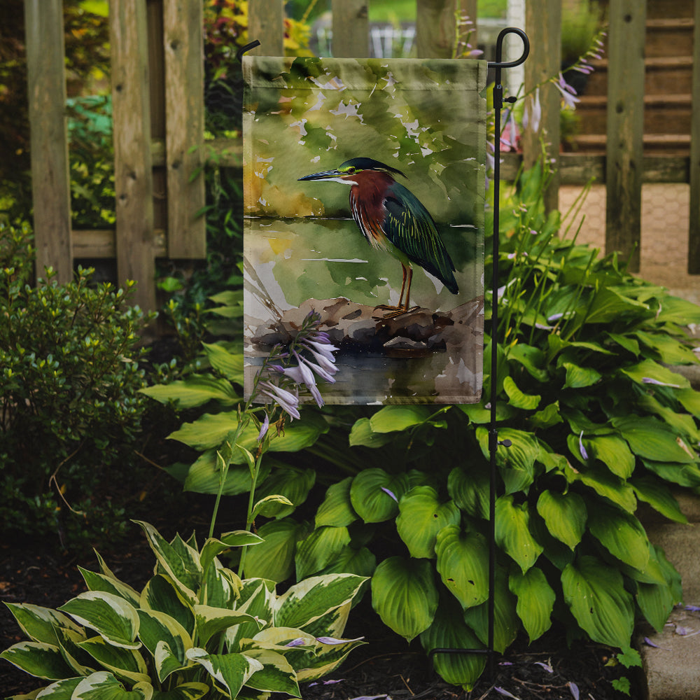 Green Heron Garden Flag