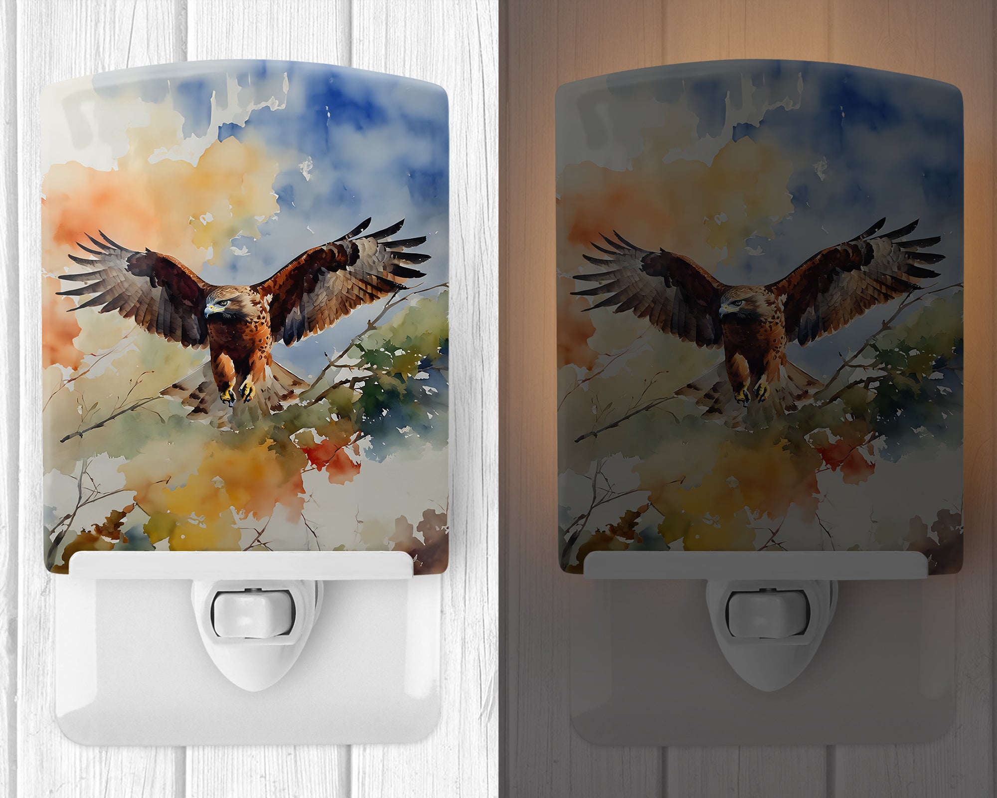 Buy this Hawk Ceramic Night Light