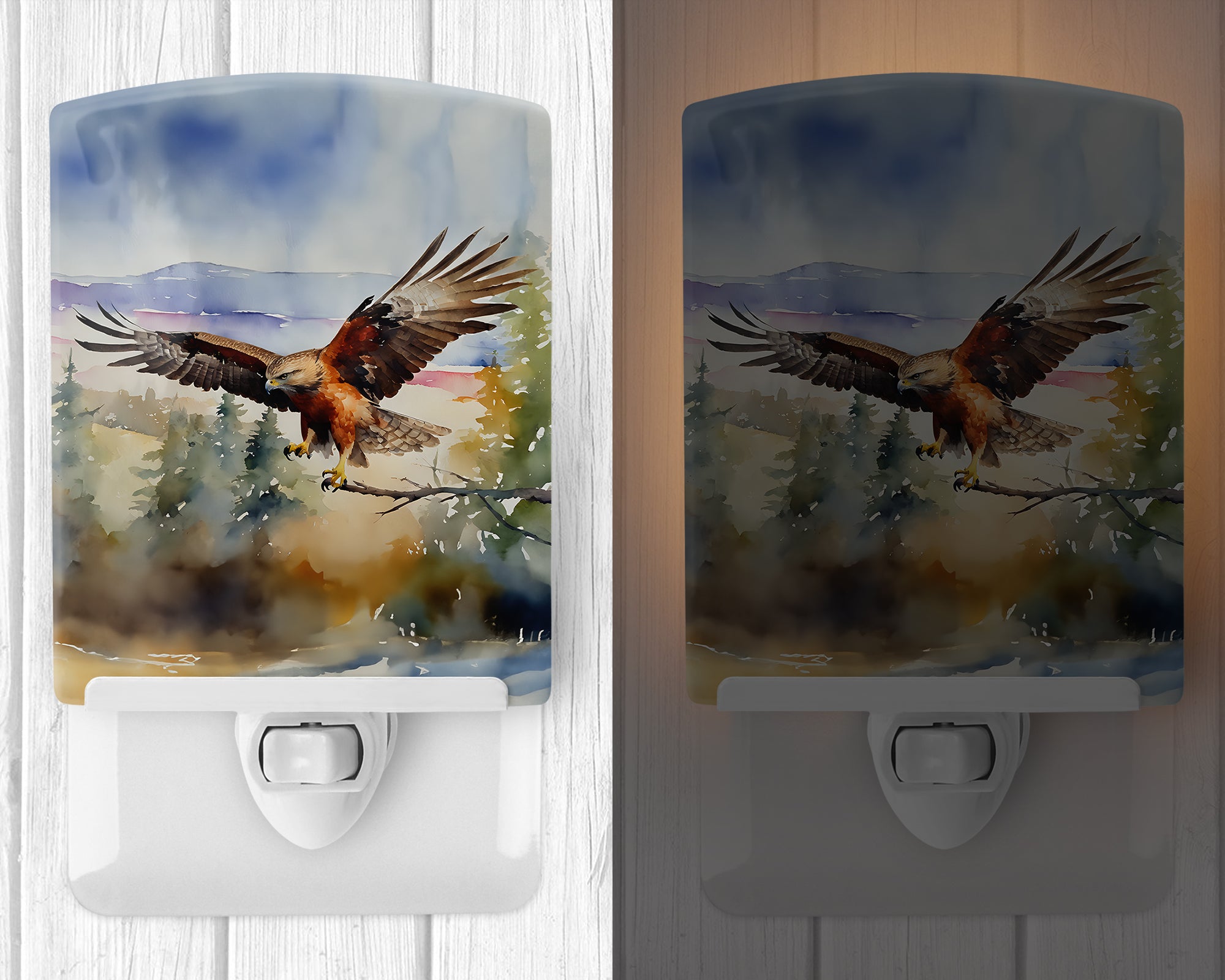 Buy this Hawk Ceramic Night Light