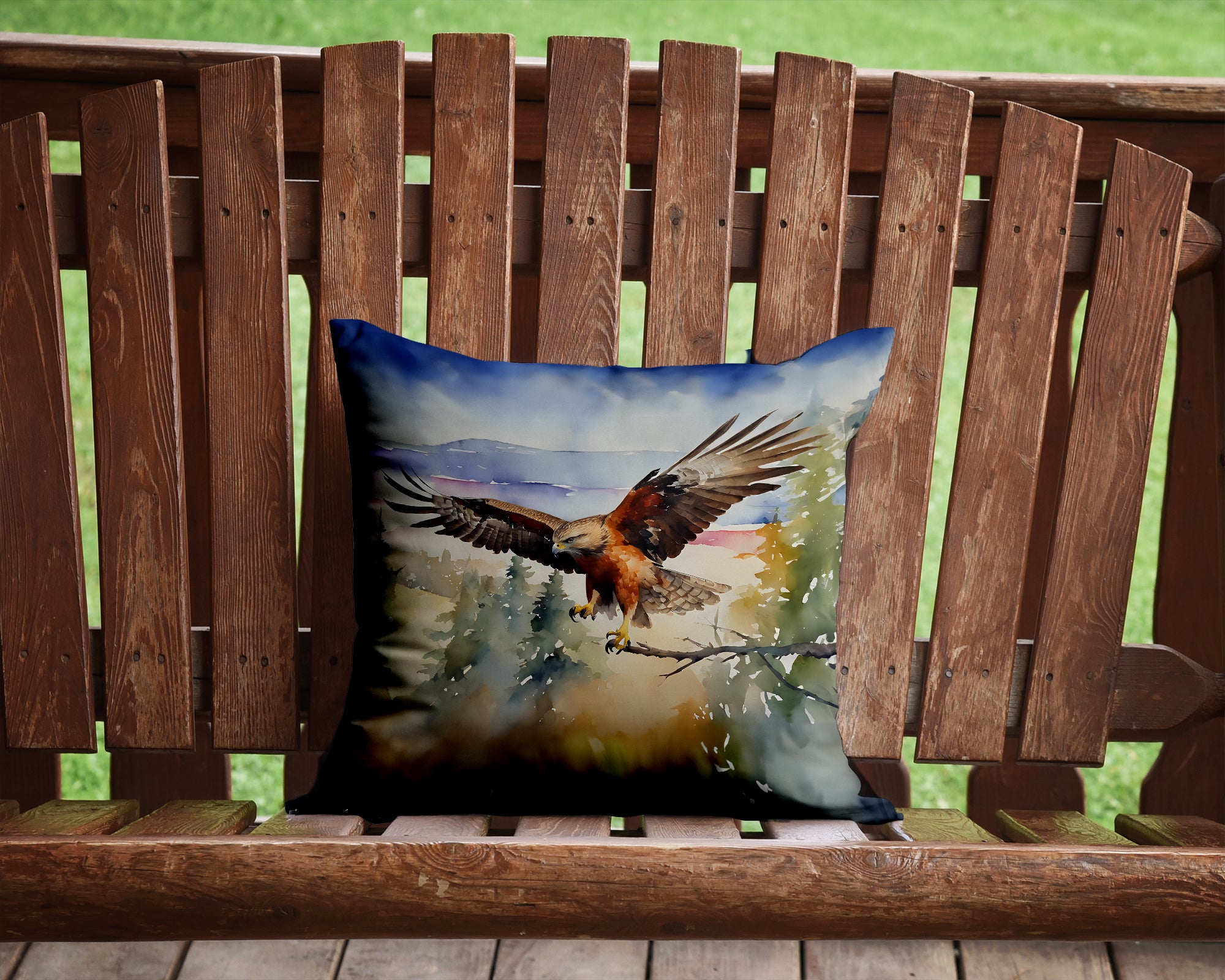 Buy this Hawk Throw Pillow