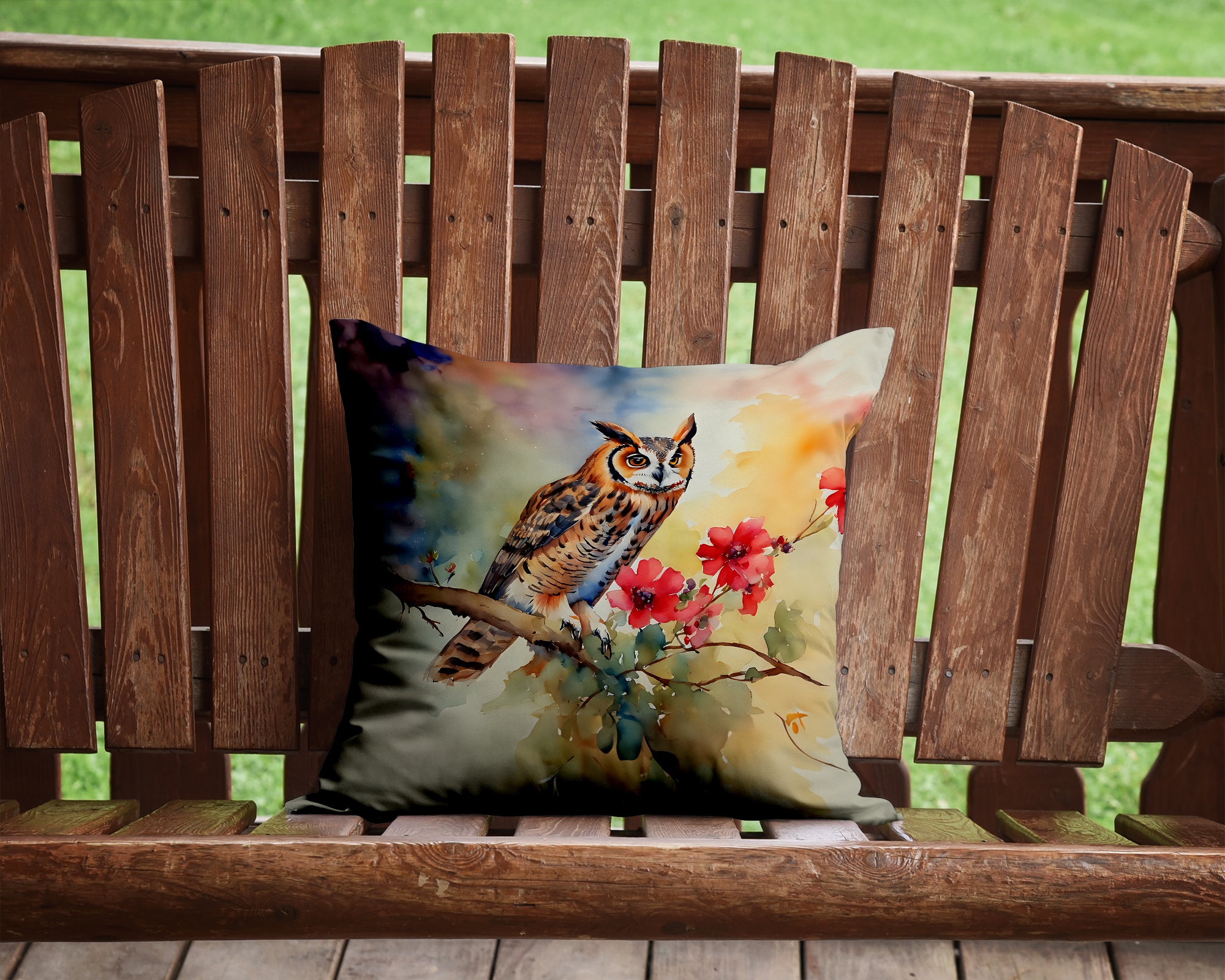 Buy this Long-Eared Owl Throw Pillow