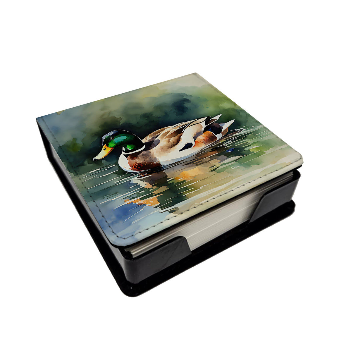 Buy this Mallard PU Leather Note Paper Holder