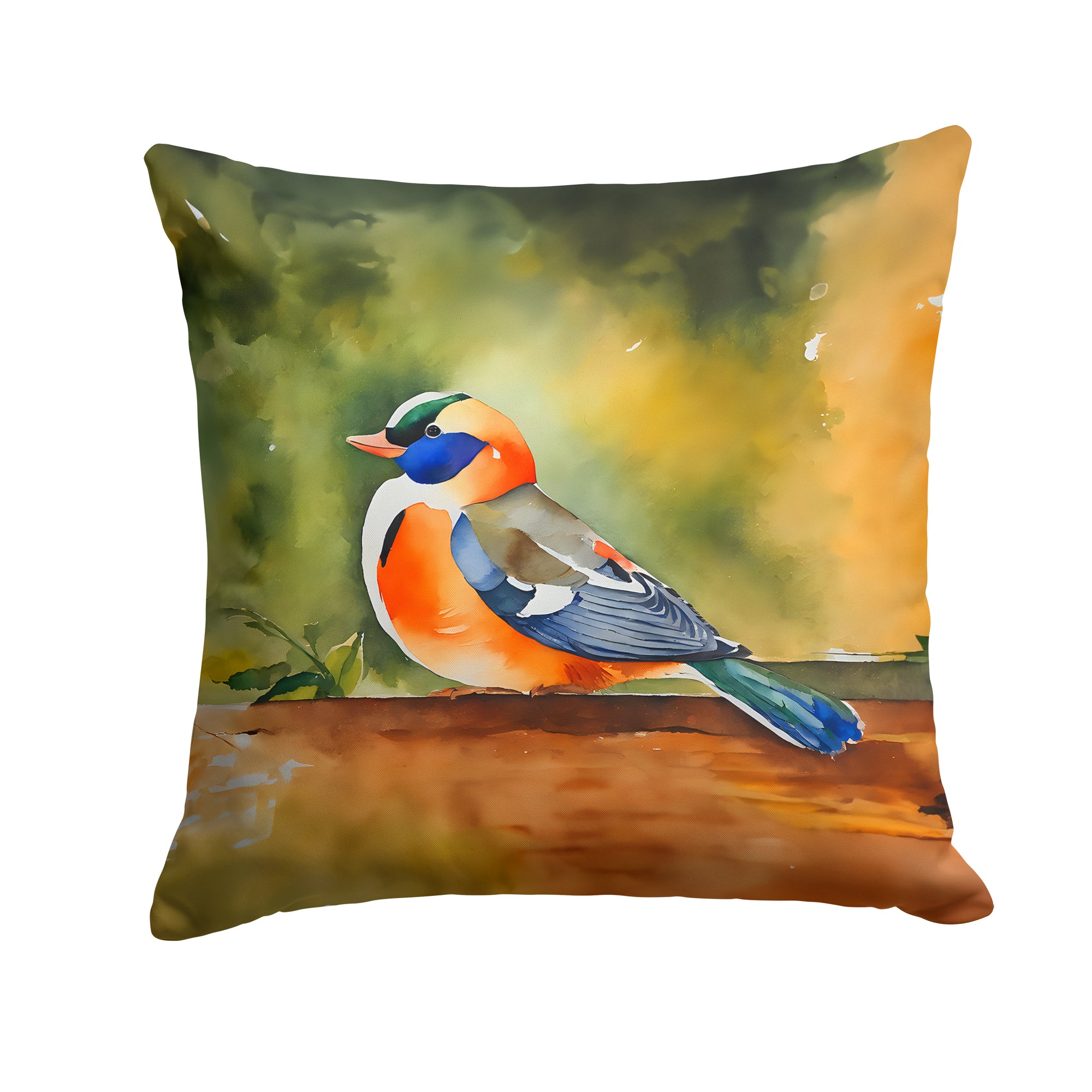 Buy this Mandarin Duck Throw Pillow