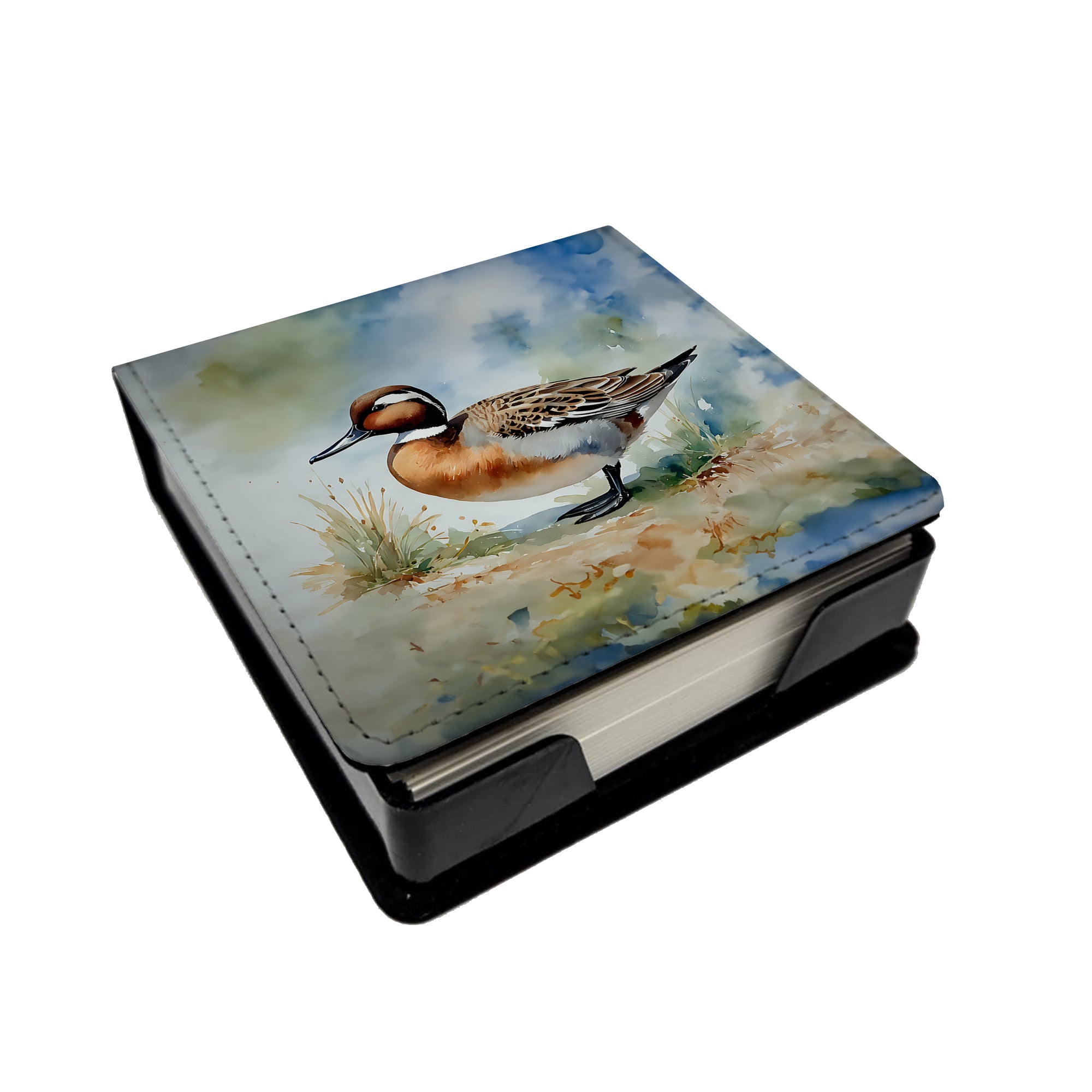 Buy this Northern Pintail PU Leather Note Paper Holder