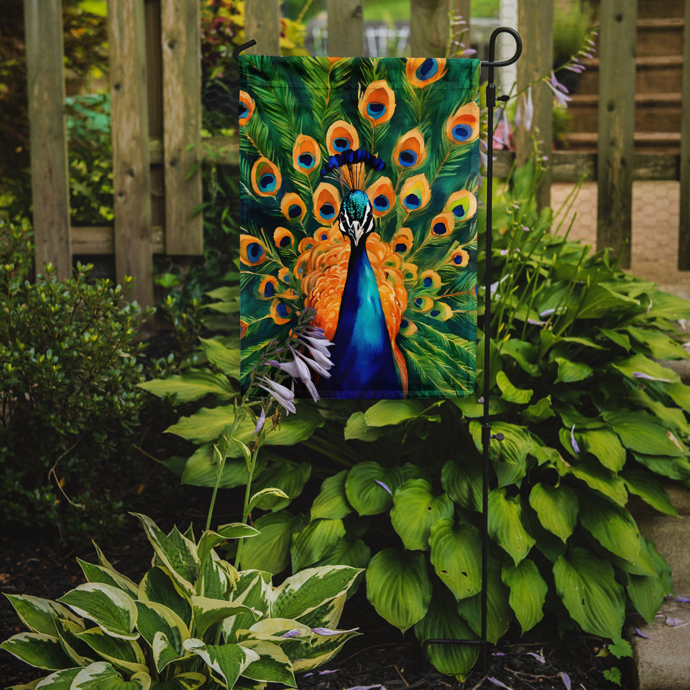 Peacock Garden Flag