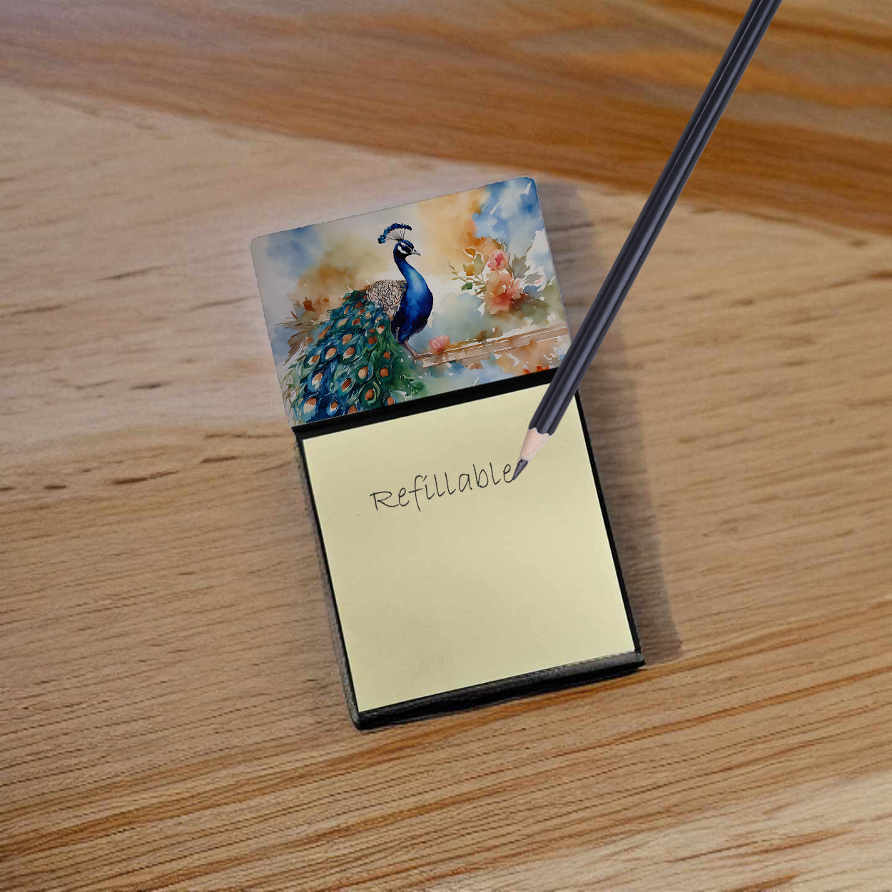 Buy this Peacock Sticky Note Holder