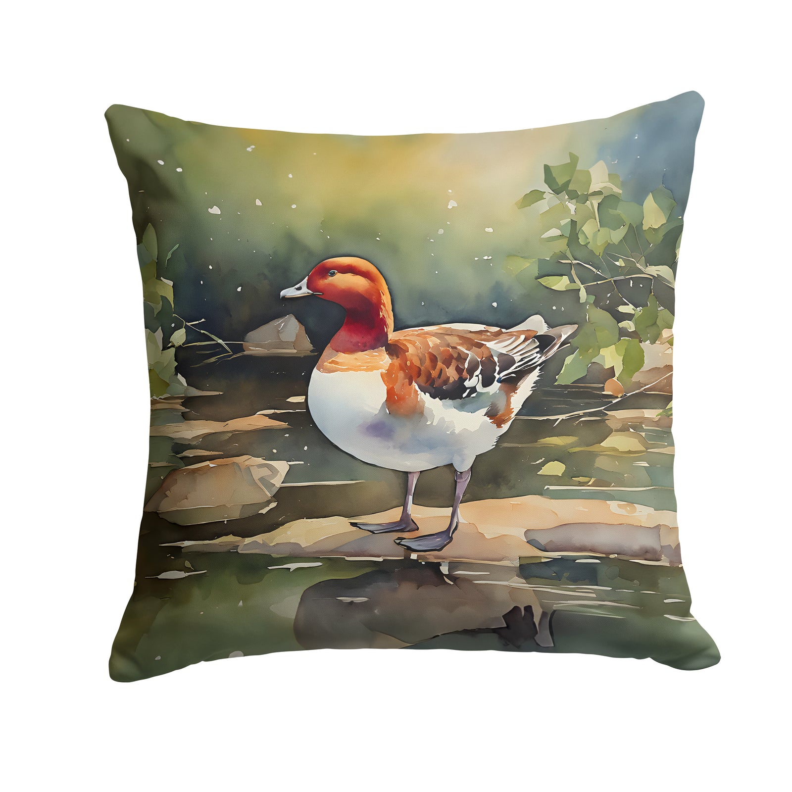 Buy this Redhead Duck Throw Pillow