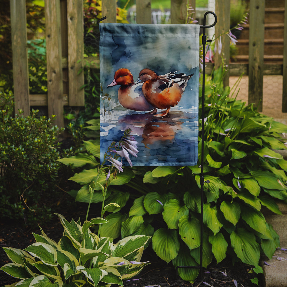 Redhead Duck Garden Flag