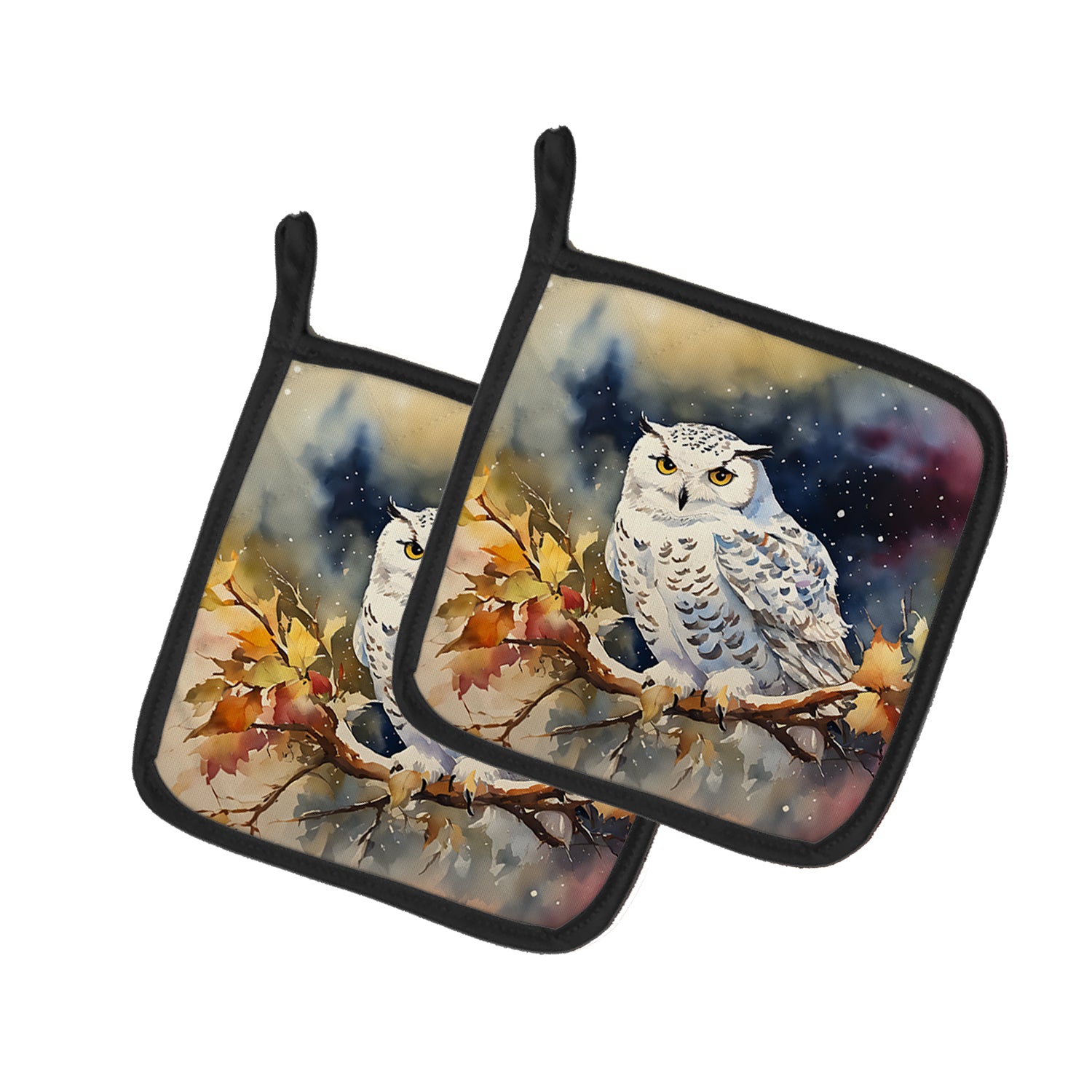 Buy this Snowy Owl Pair of Pot Holders