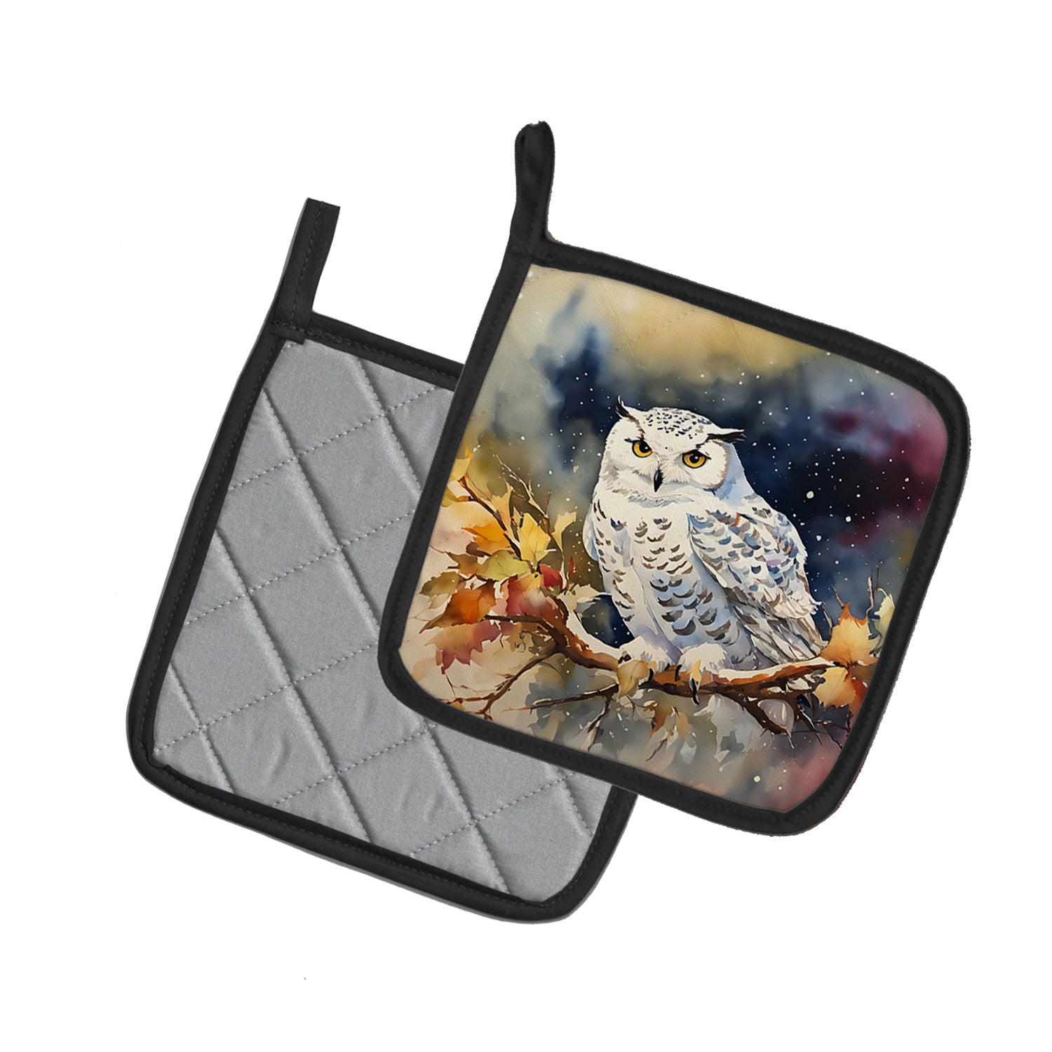 Buy this Snowy Owl Pair of Pot Holders