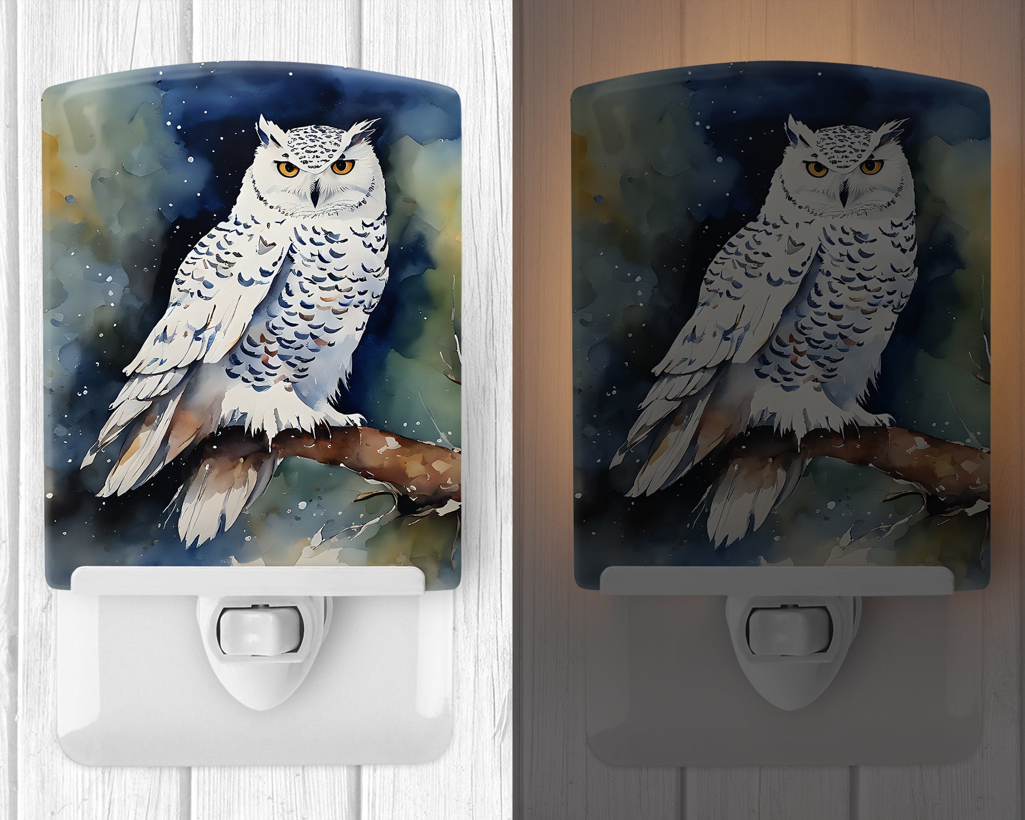 Buy this Snowy Owl Ceramic Night Light