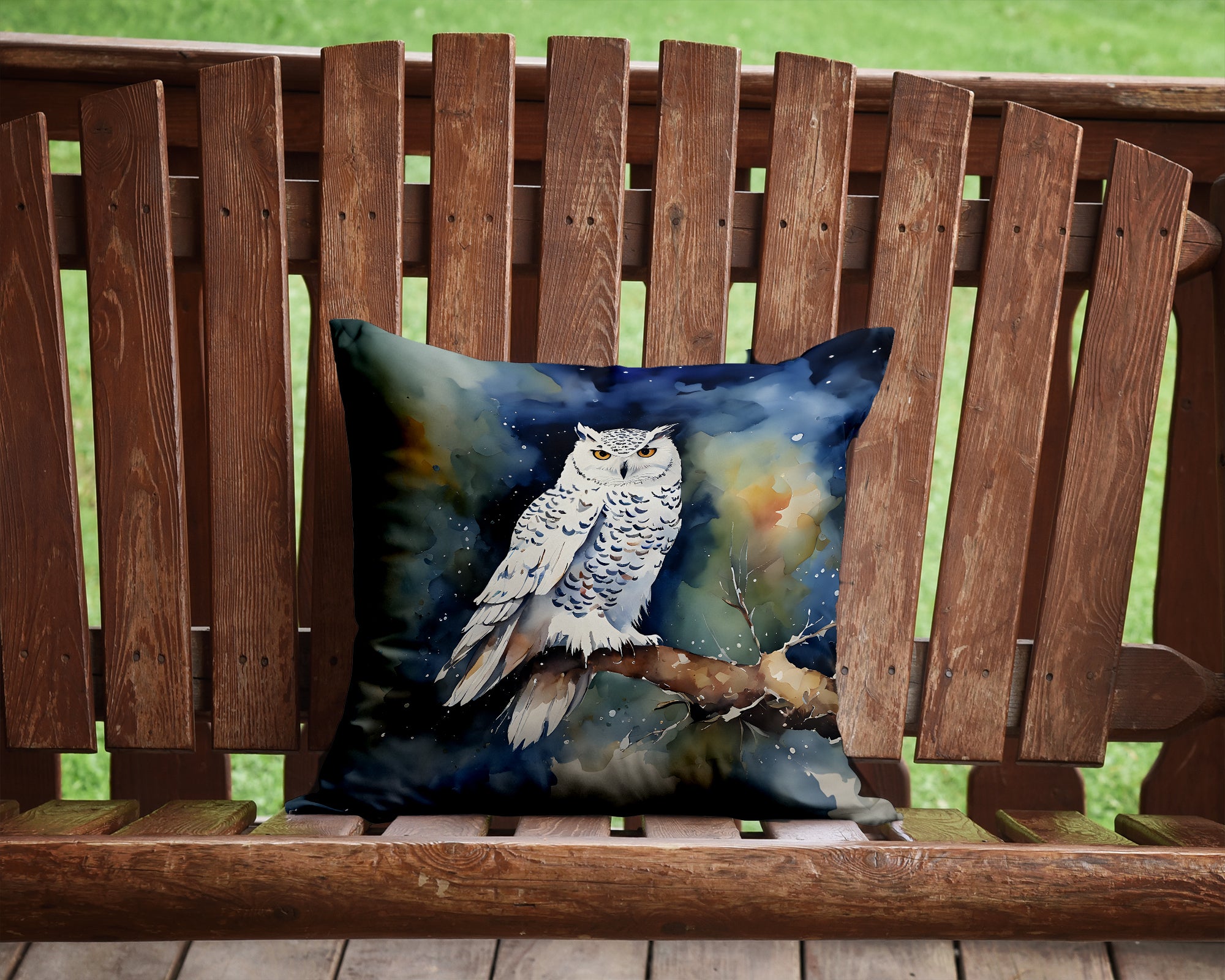 Snowy Owl Throw Pillow