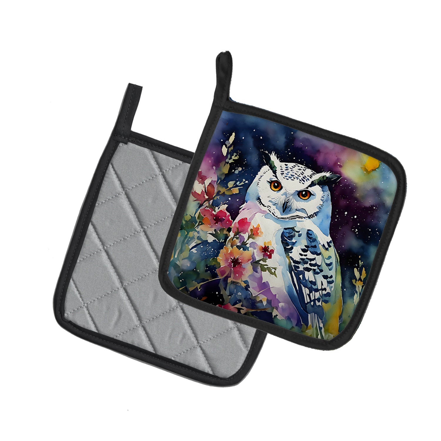 Buy this Snowy Owl Pair of Pot Holders