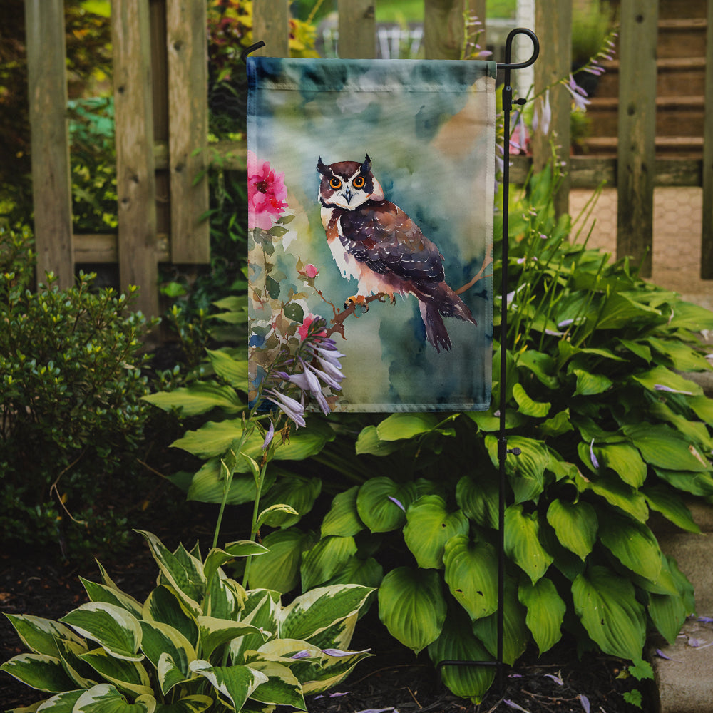 Spectacled Owl Garden Flag