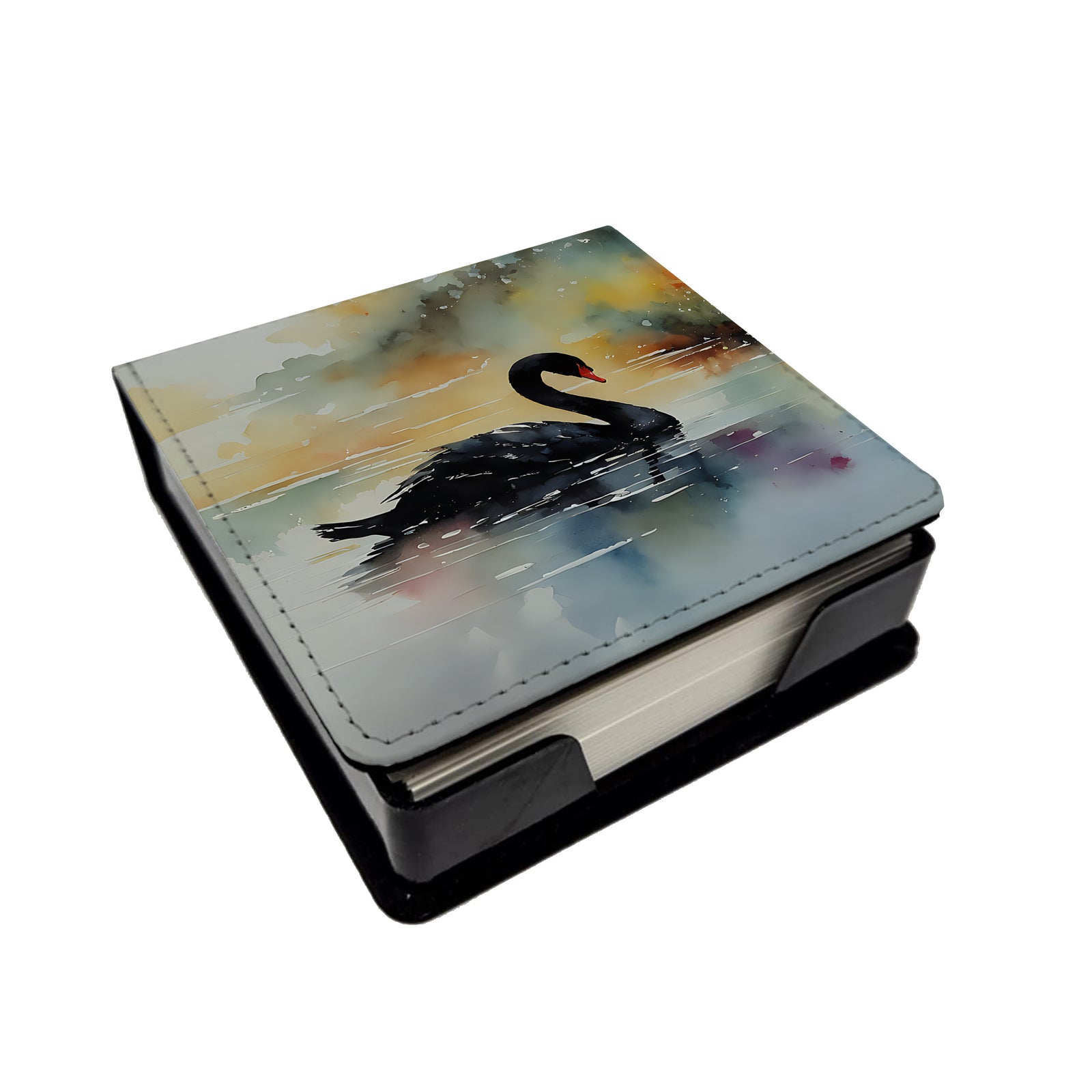 Buy this Black Swan PU Leather Note Paper Holder