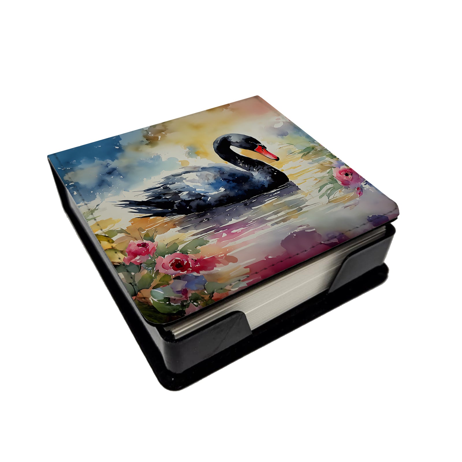 Buy this Black Swan PU Leather Note Paper Holder