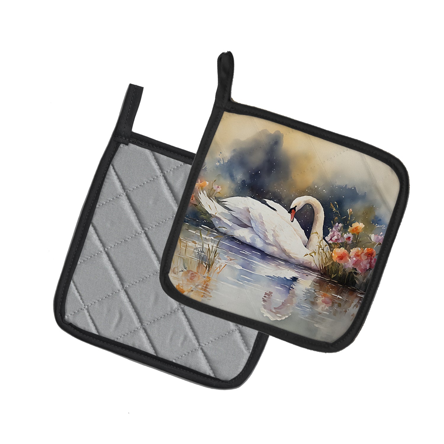 Buy this Swan Pair of Pot Holders