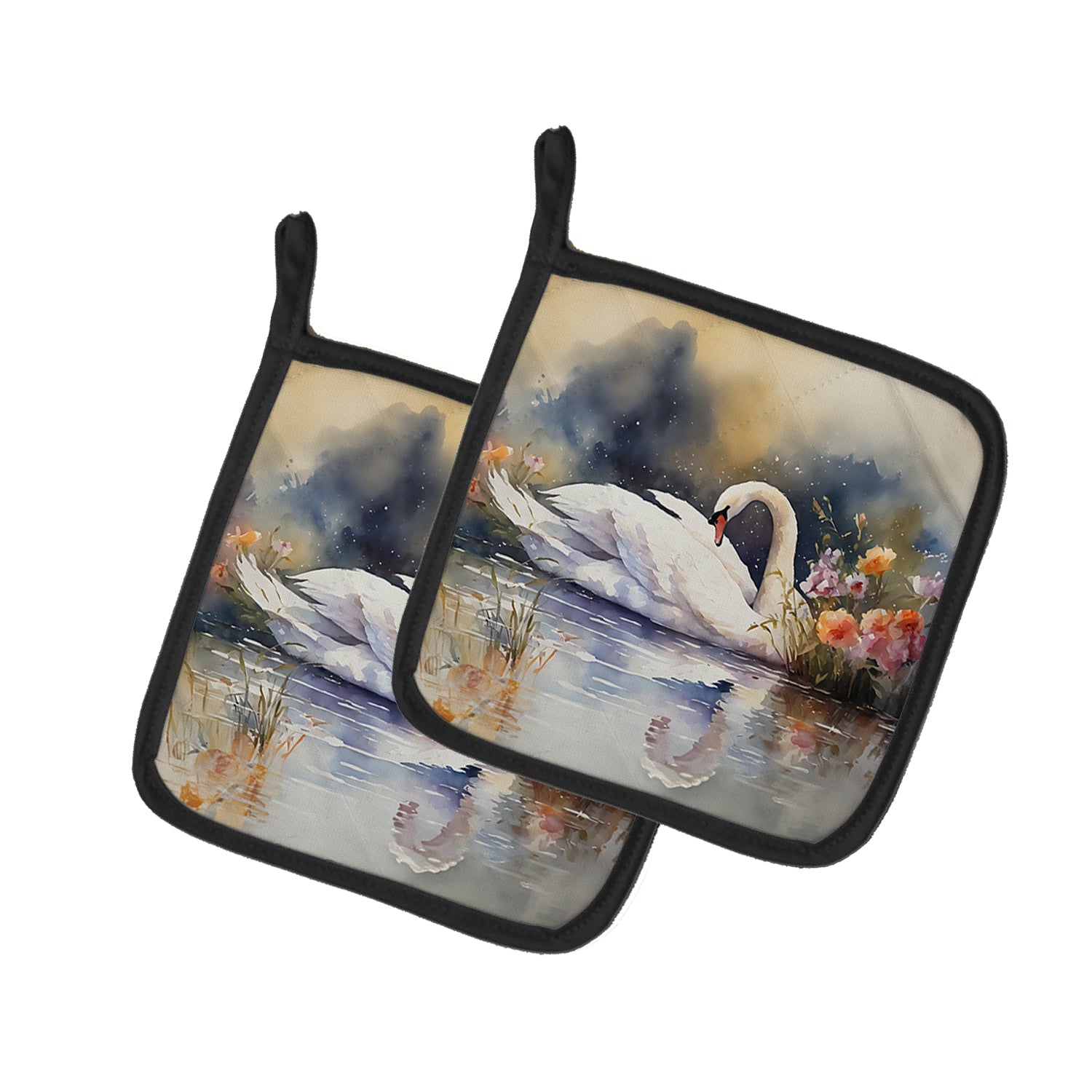 Buy this Swan Pair of Pot Holders