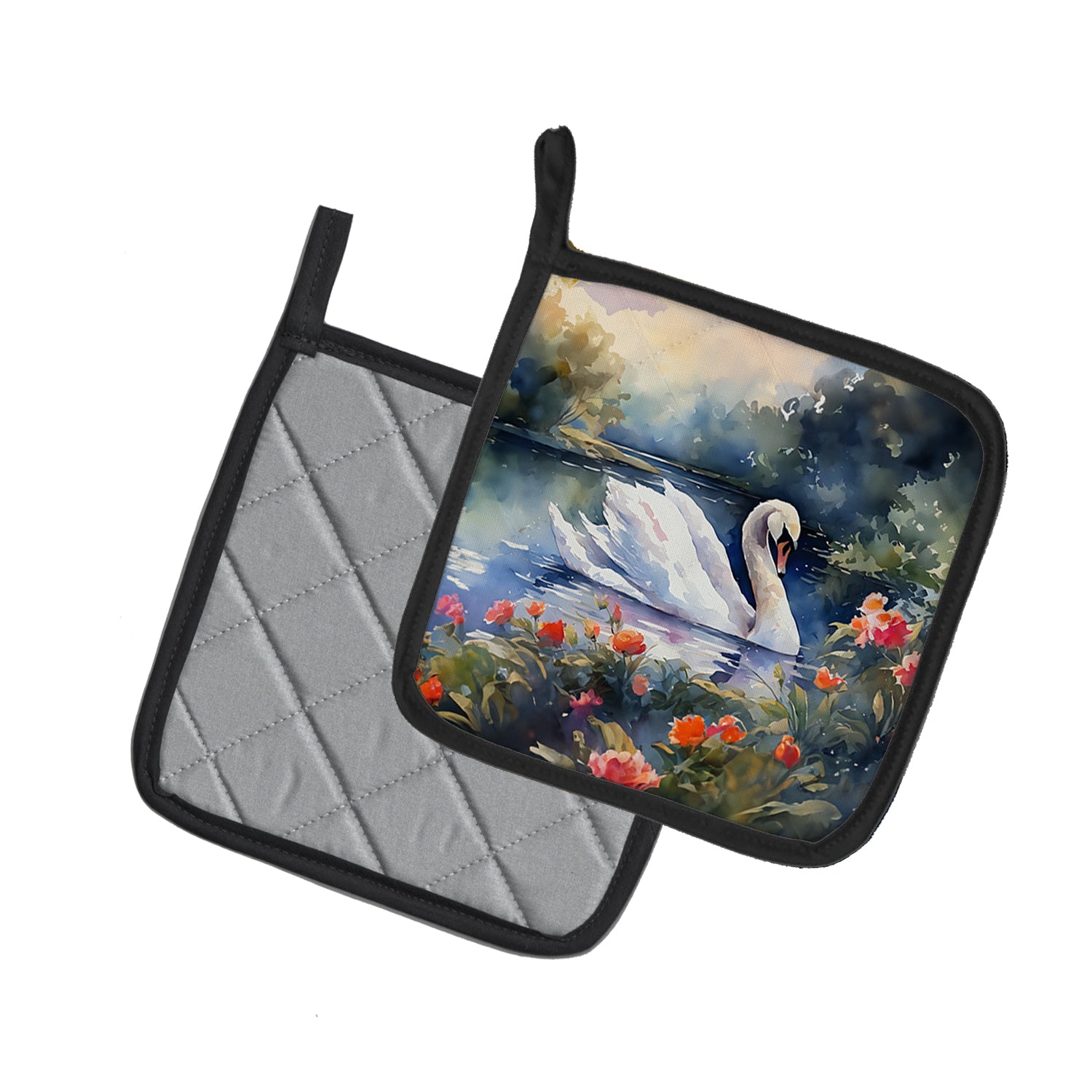 Buy this Swan Pair of Pot Holders