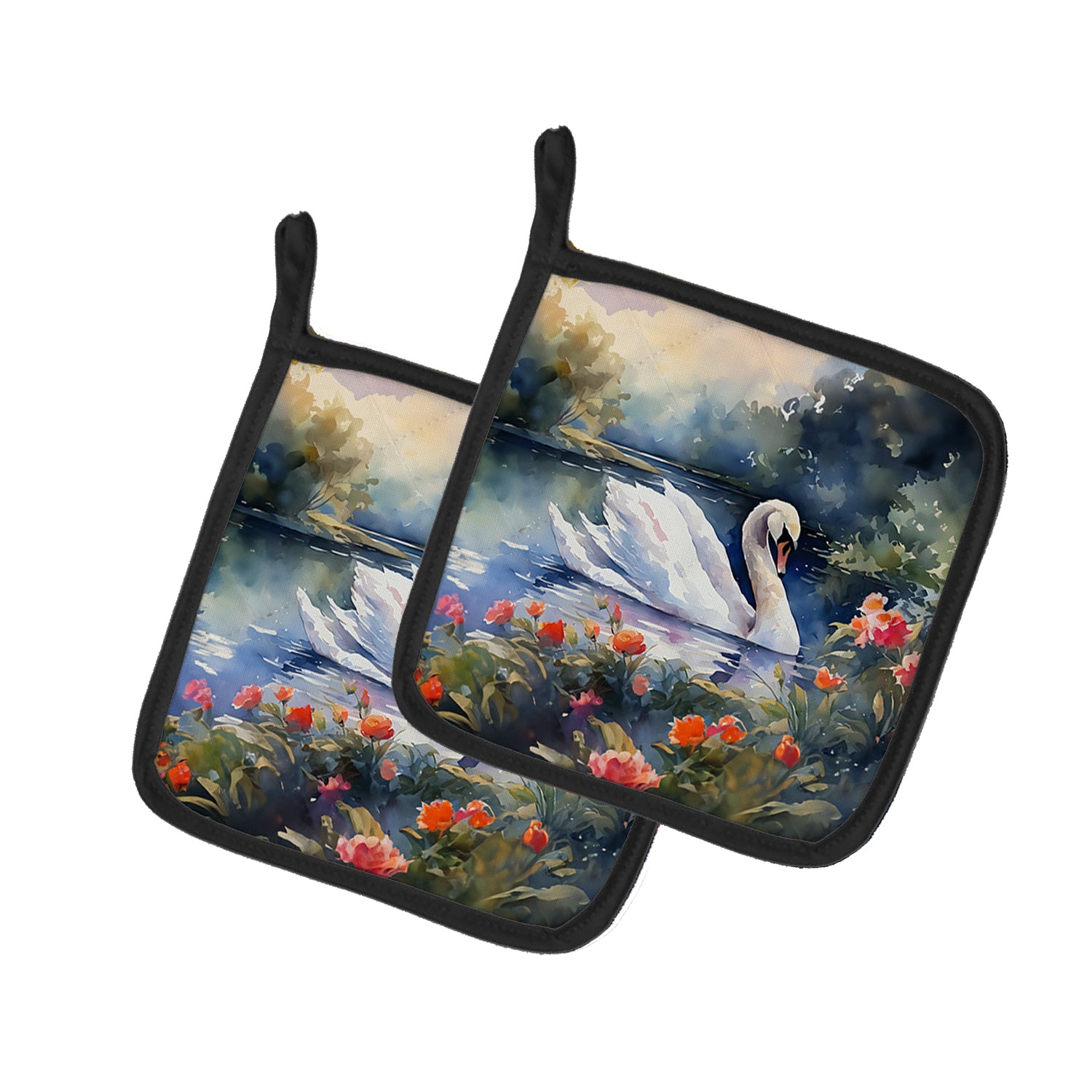 Buy this Swan Pair of Pot Holders