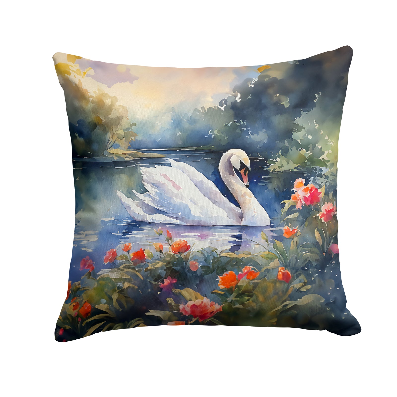 Buy this Swan Throw Pillow