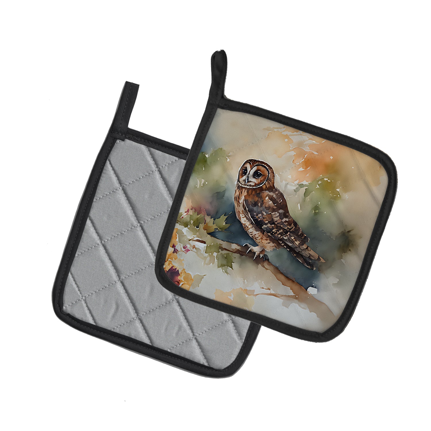 Buy this Tawny Owl Pair of Pot Holders