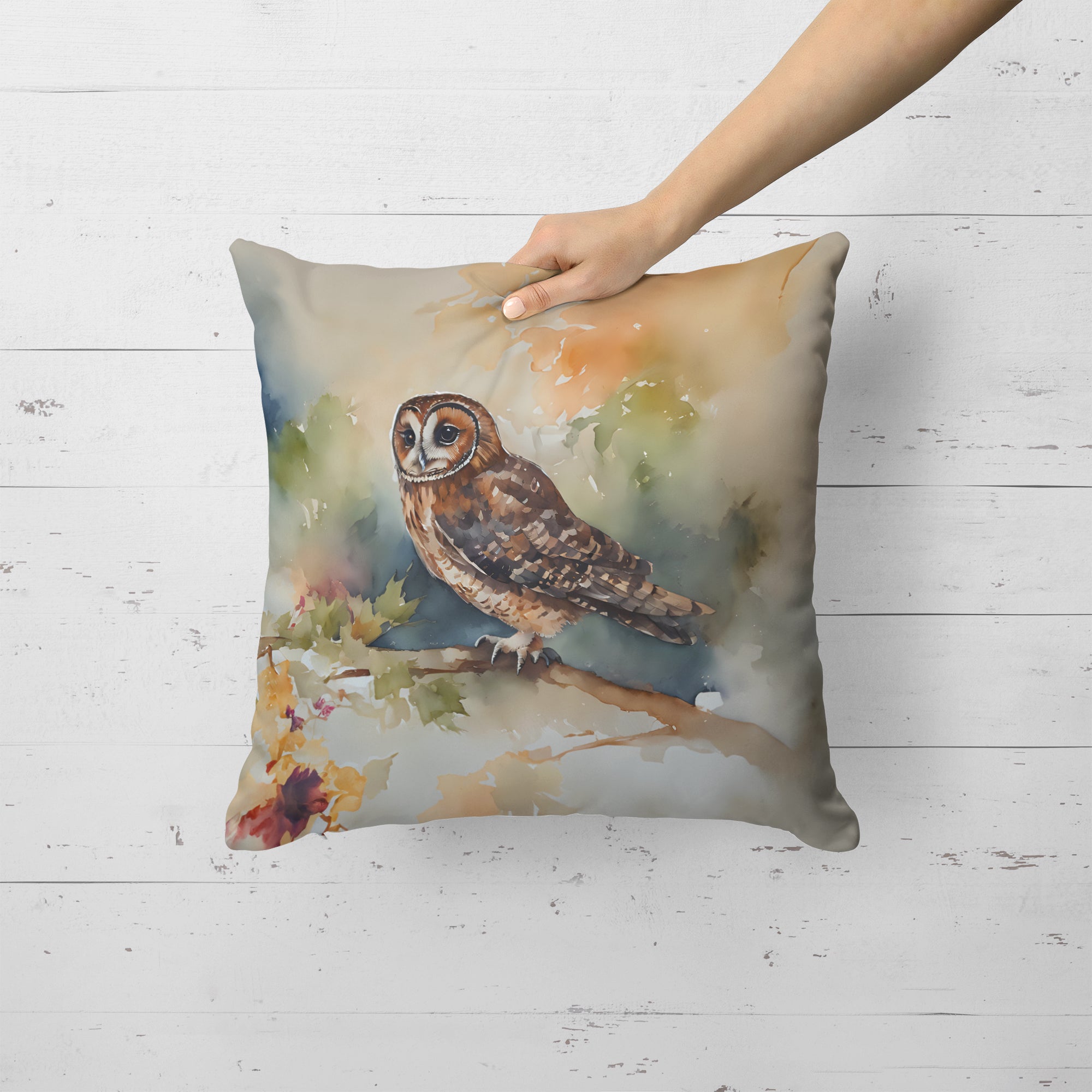 Buy this Tawny Owl Throw Pillow