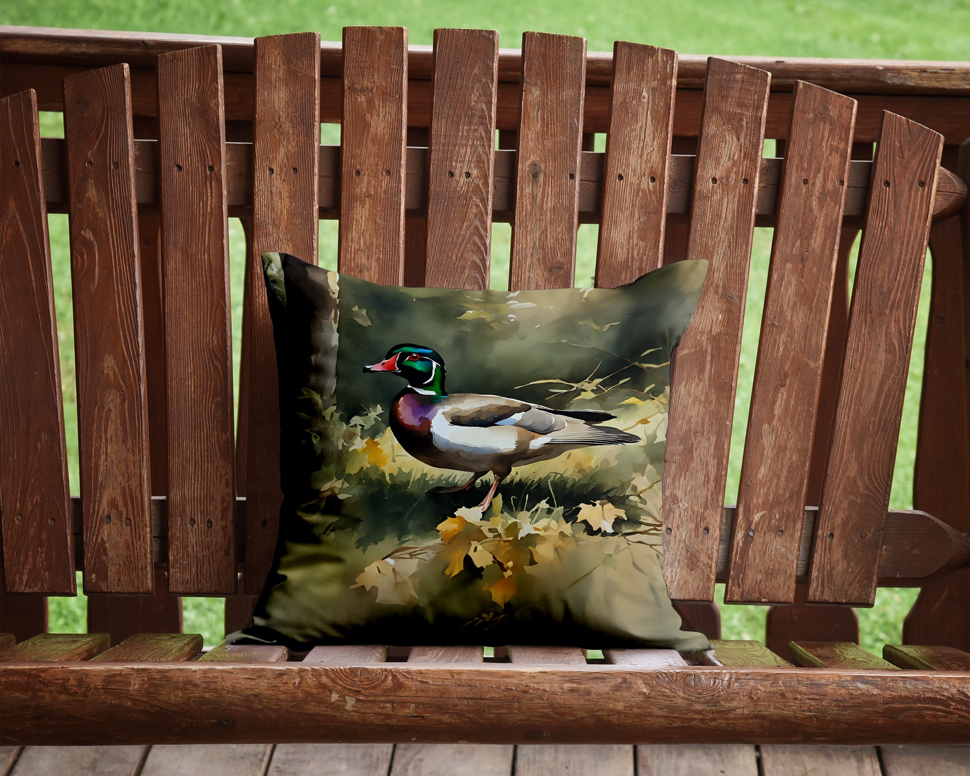 Buy this Wood Duck Throw Pillow