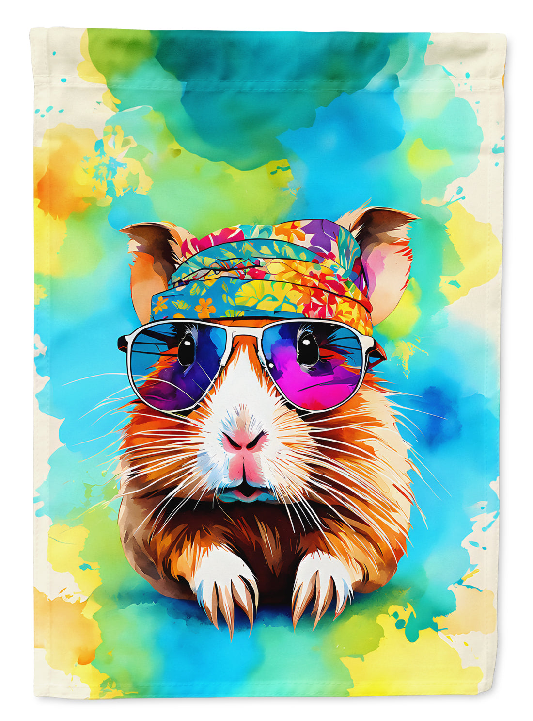 Buy this Hippie Animal Guinea Pig Garden Flag