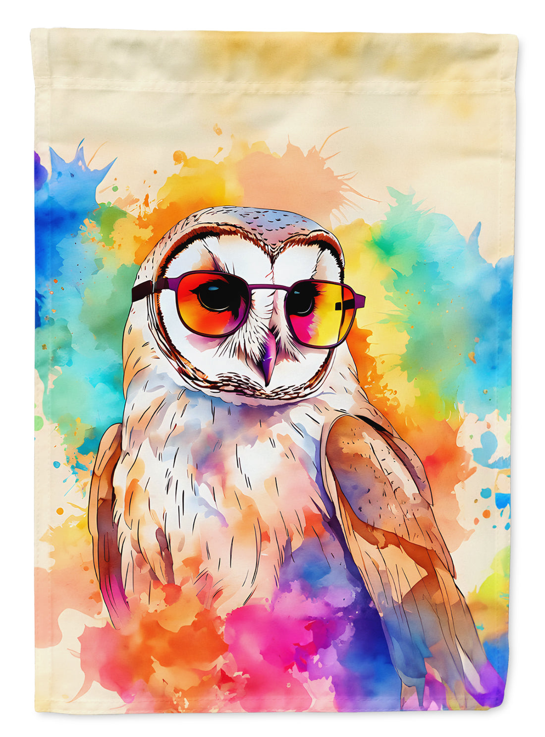 Buy this Hippie Animal Barn Owl House Flag