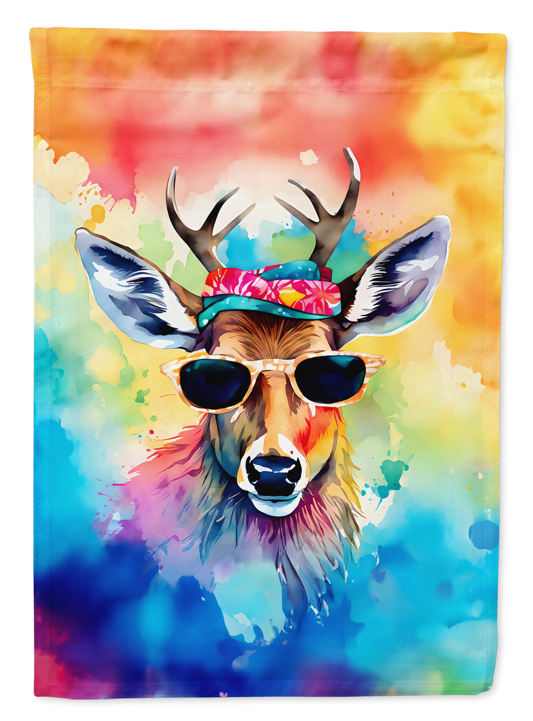 Buy this Hippie Animal Deer House Flag