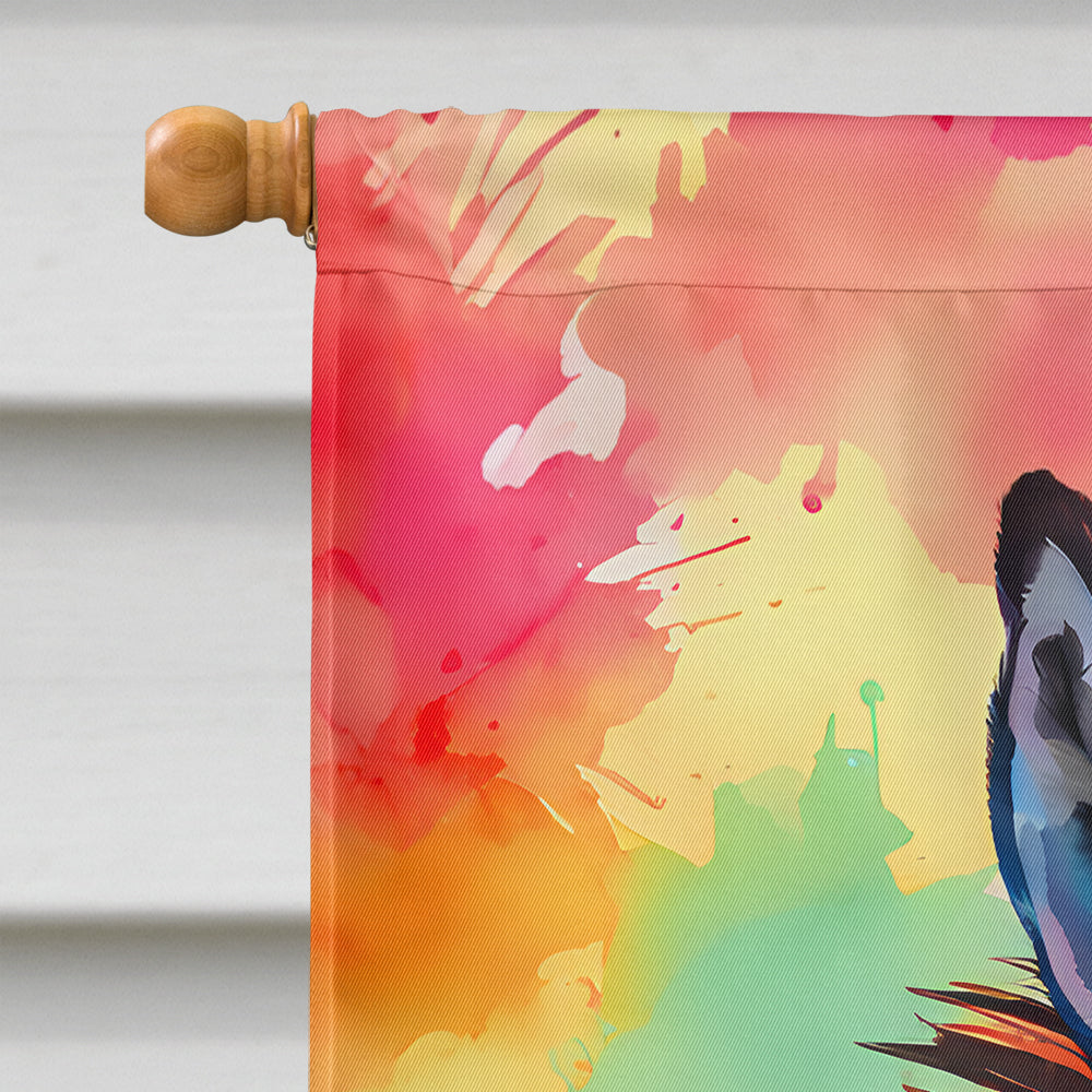 Hippie Animal Donkey House Flag