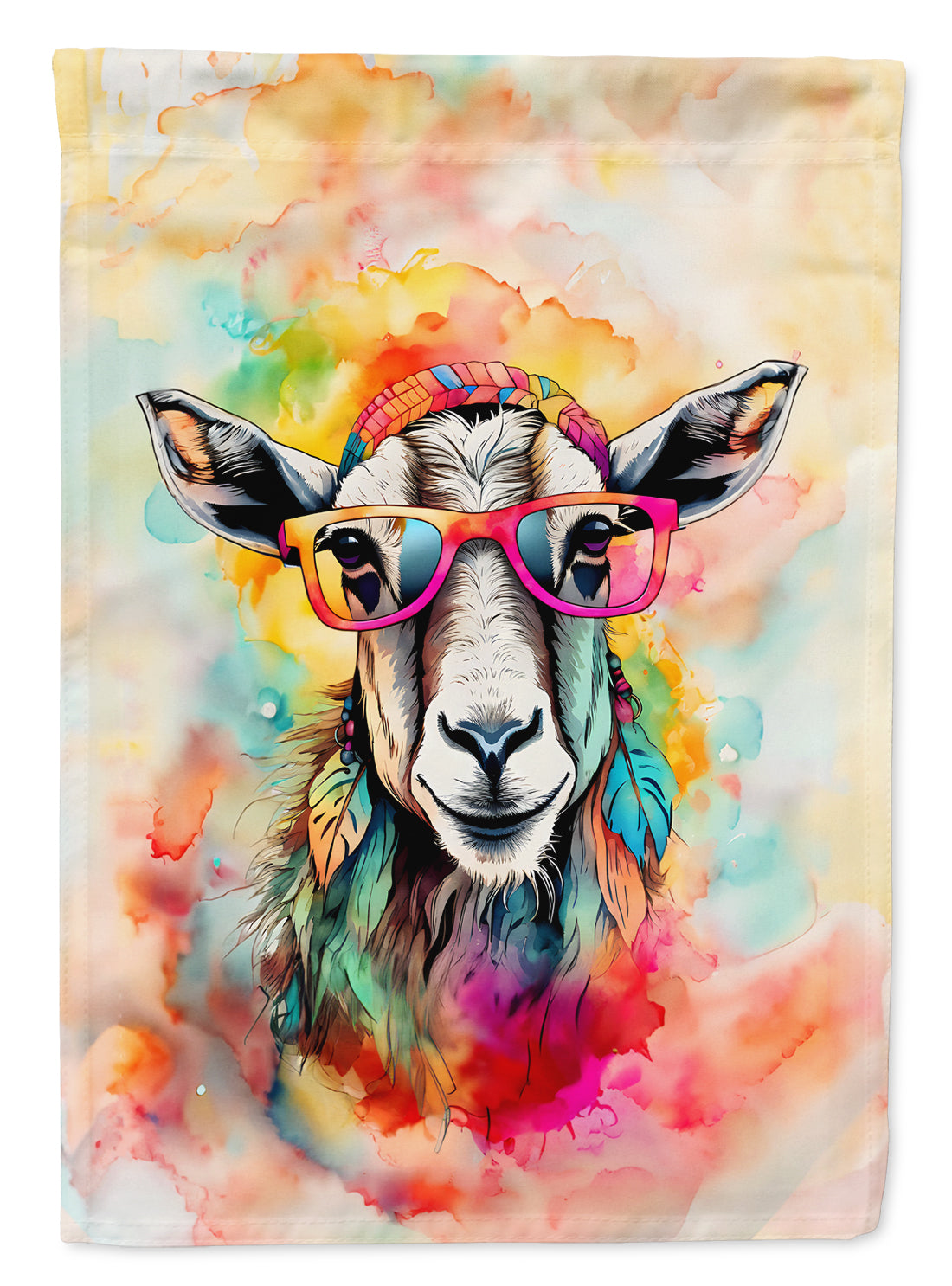 Buy this Hippie Animal Goat House Flag