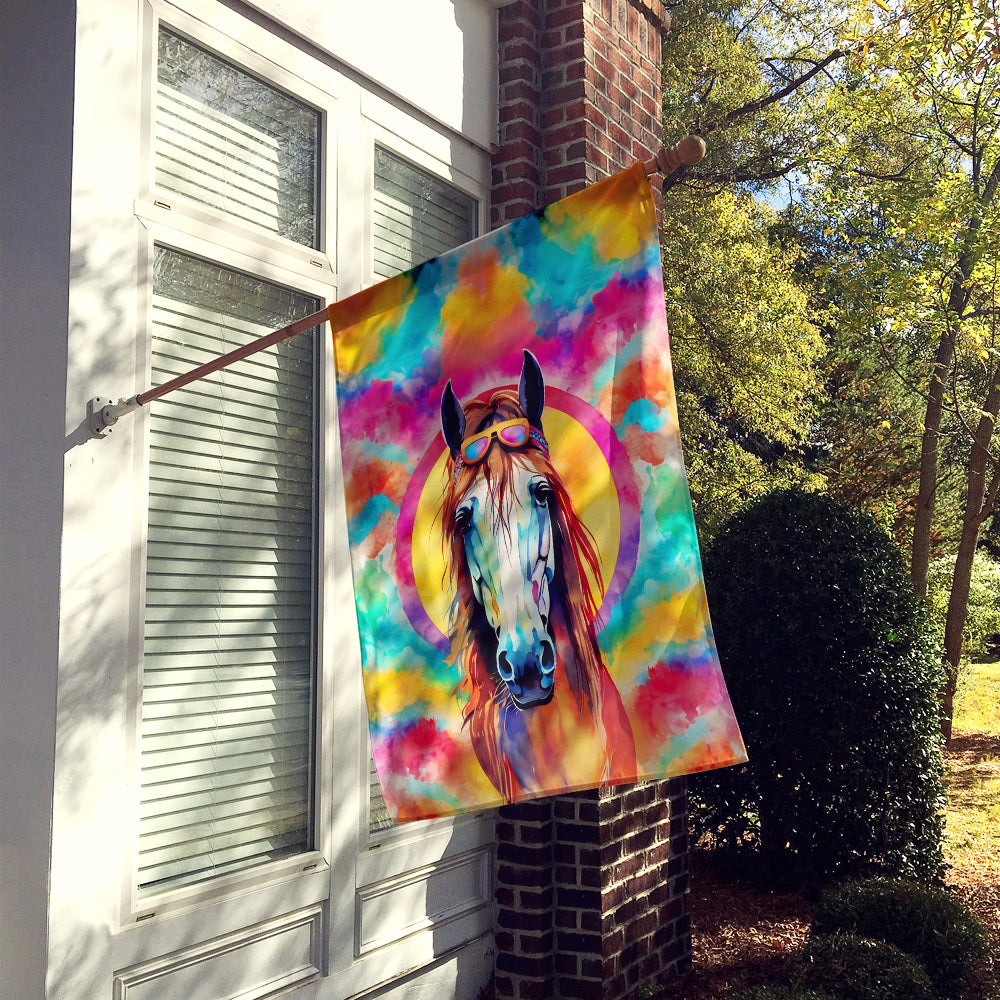 Hippie Animal Horse House Flag