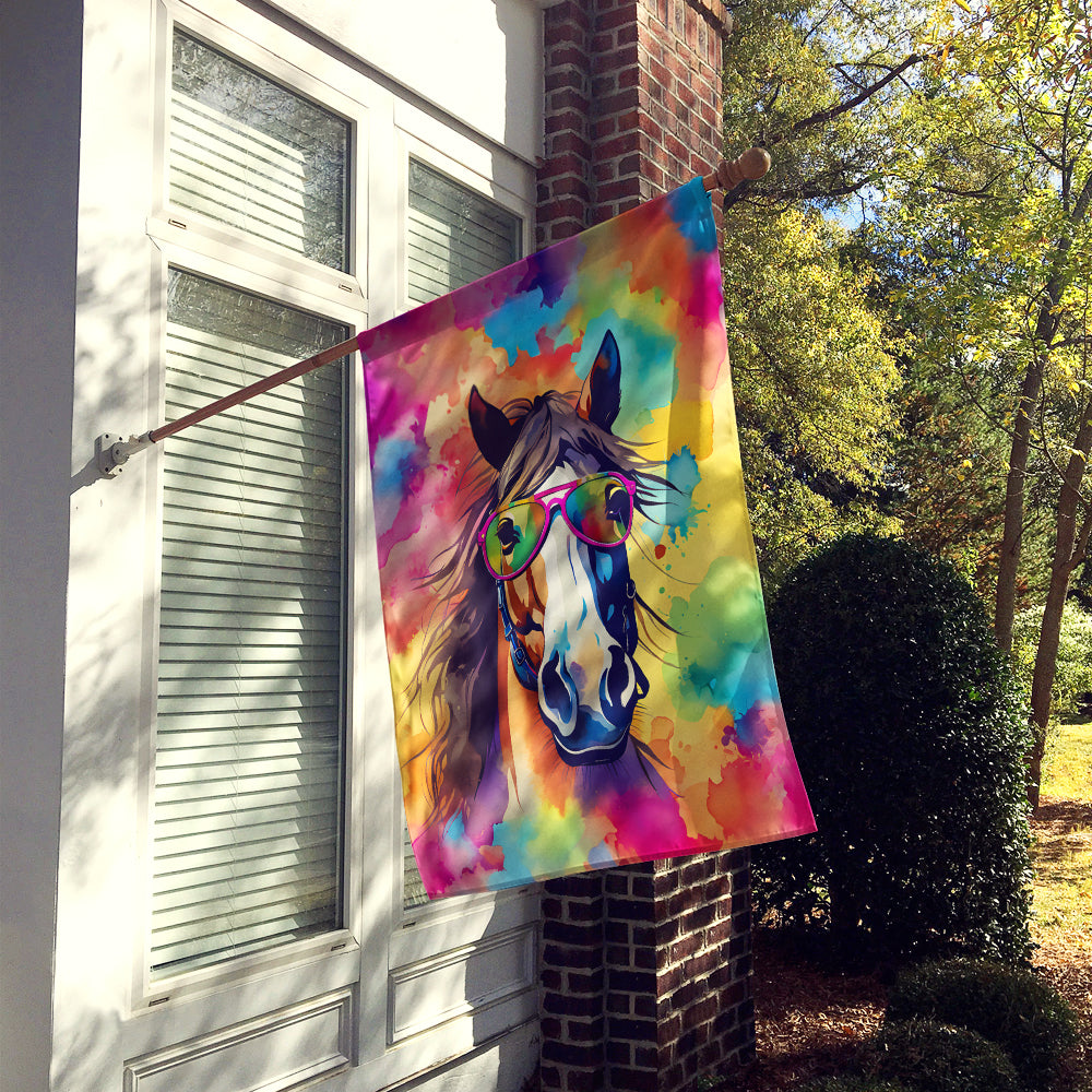 Hippie Animal Horse House Flag