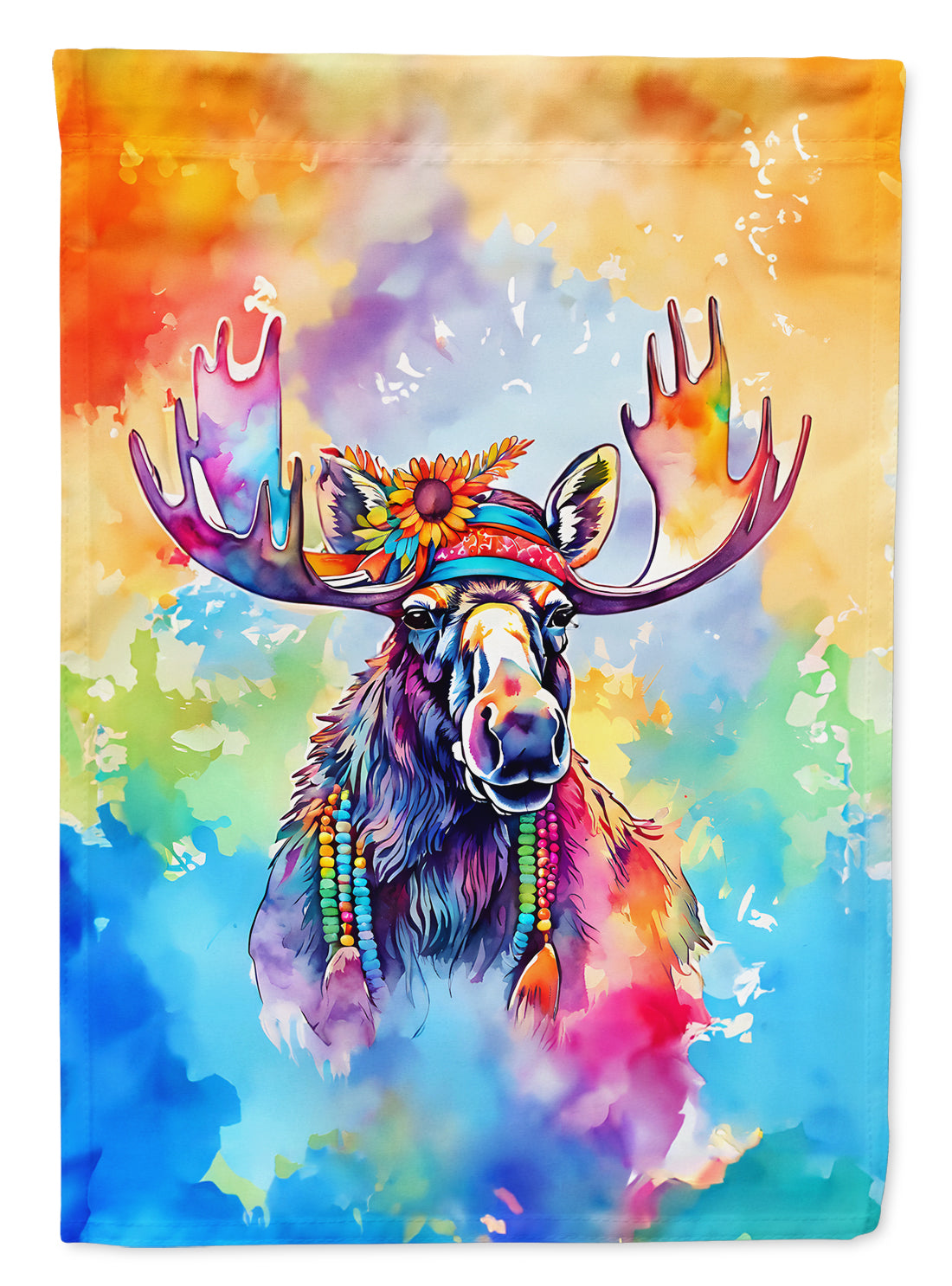 Buy this Hippie Animal Moose Garden Flag