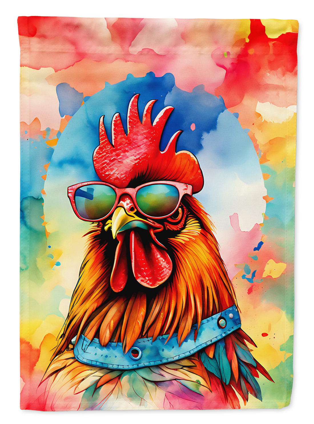 Buy this Hippie Animal Red Rooster House Flag