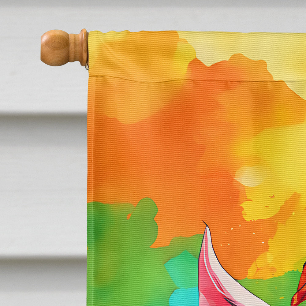 Hippie Animal Pig House Flag