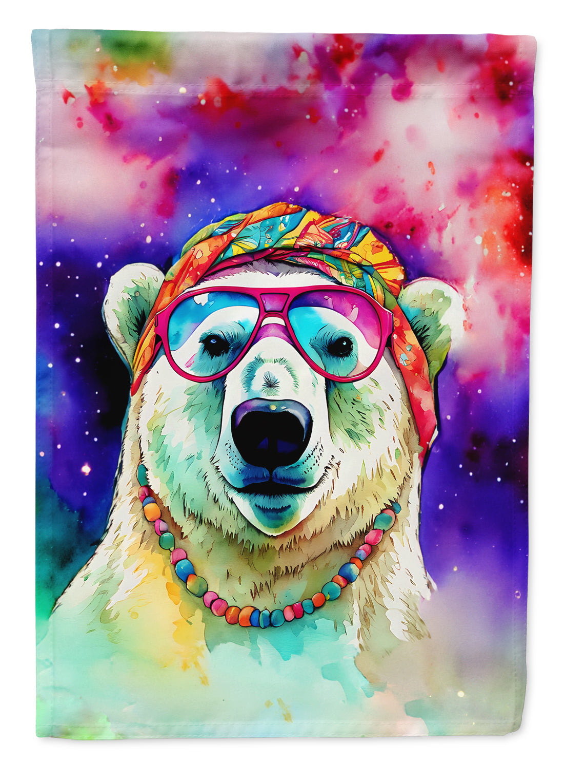 Buy this Hippie Animal Polar Bear House Flag