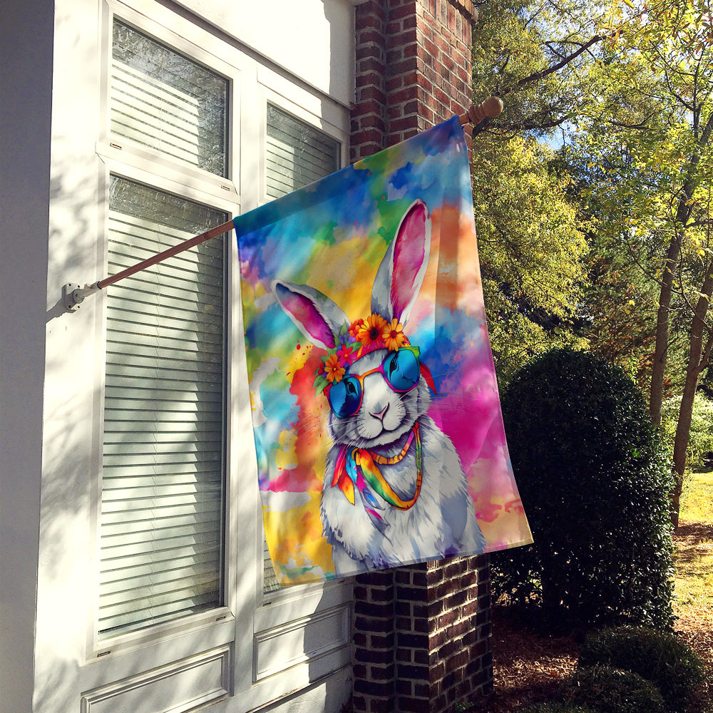 Buy this Hippie Animal Rabbit House Flag