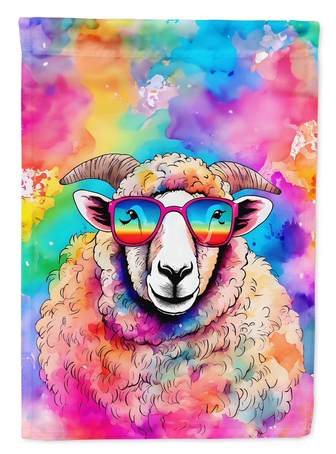 Buy this Hippie Animal Sheep Garden Flag