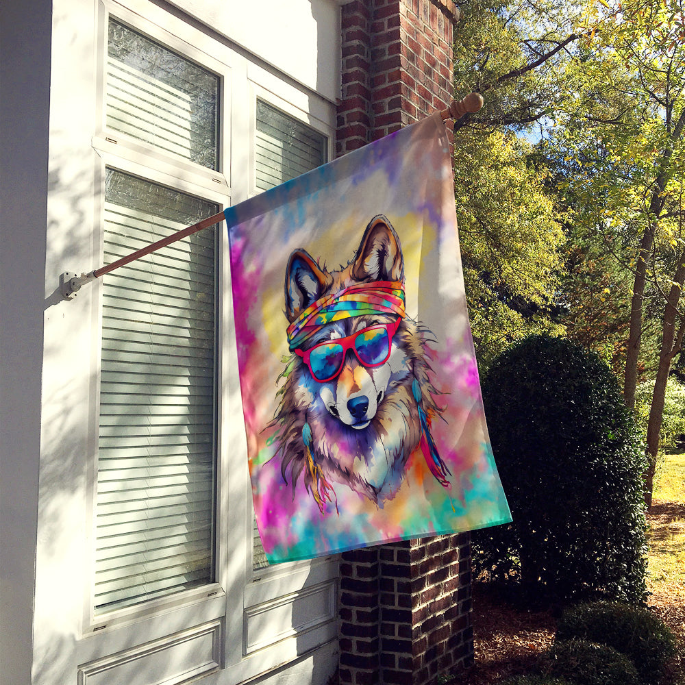 Buy this Hippie Animal Wolf House Flag