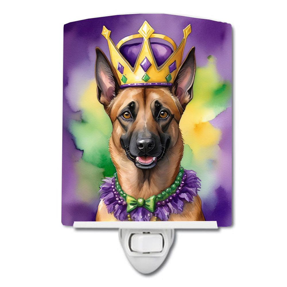 Buy this Belgian Malinois King of Mardi Gras Ceramic Night Light