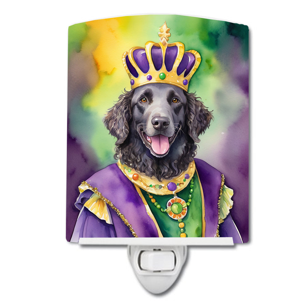 Buy this Curly-Coated Retriever King of Mardi Gras Ceramic Night Light