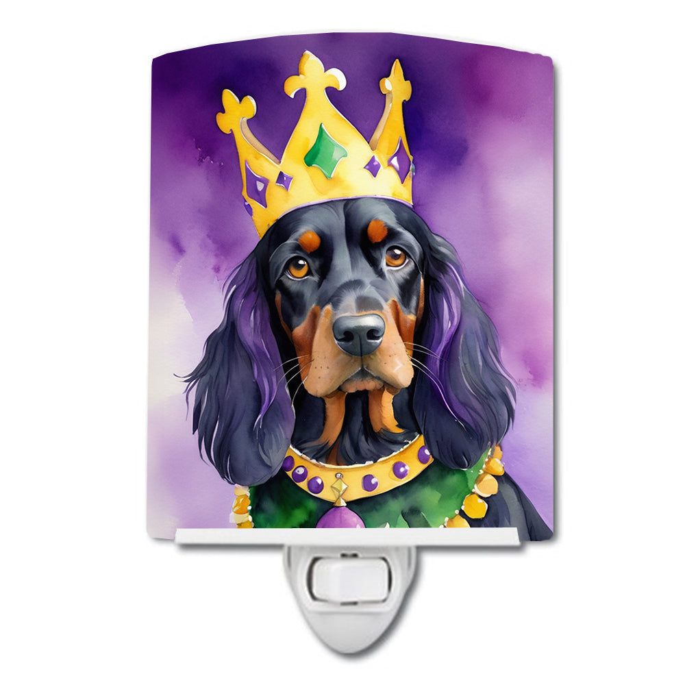 Buy this Gordon Setter King of Mardi Gras Ceramic Night Light