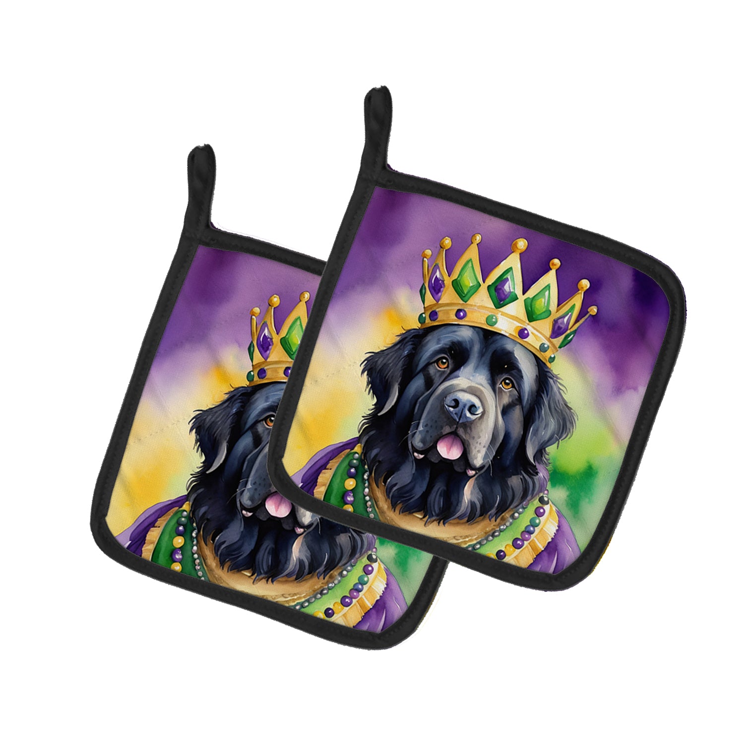 Buy this Newfoundland King of Mardi Gras Pair of Pot Holders