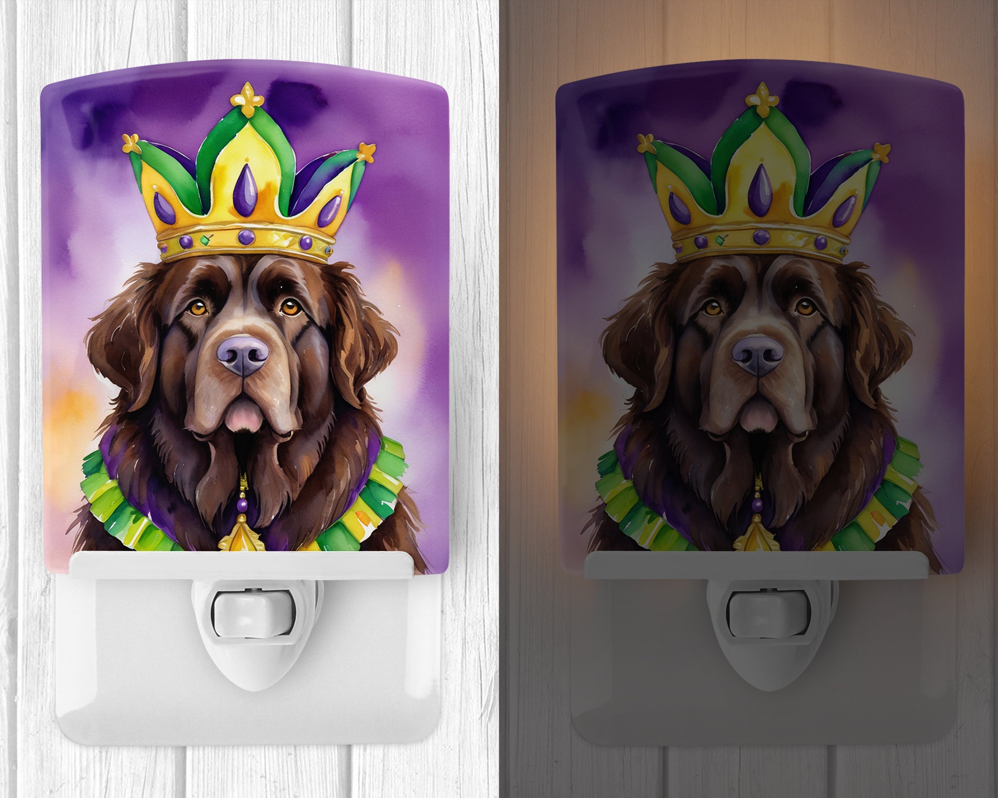 Buy this Newfoundland King of Mardi Gras Ceramic Night Light