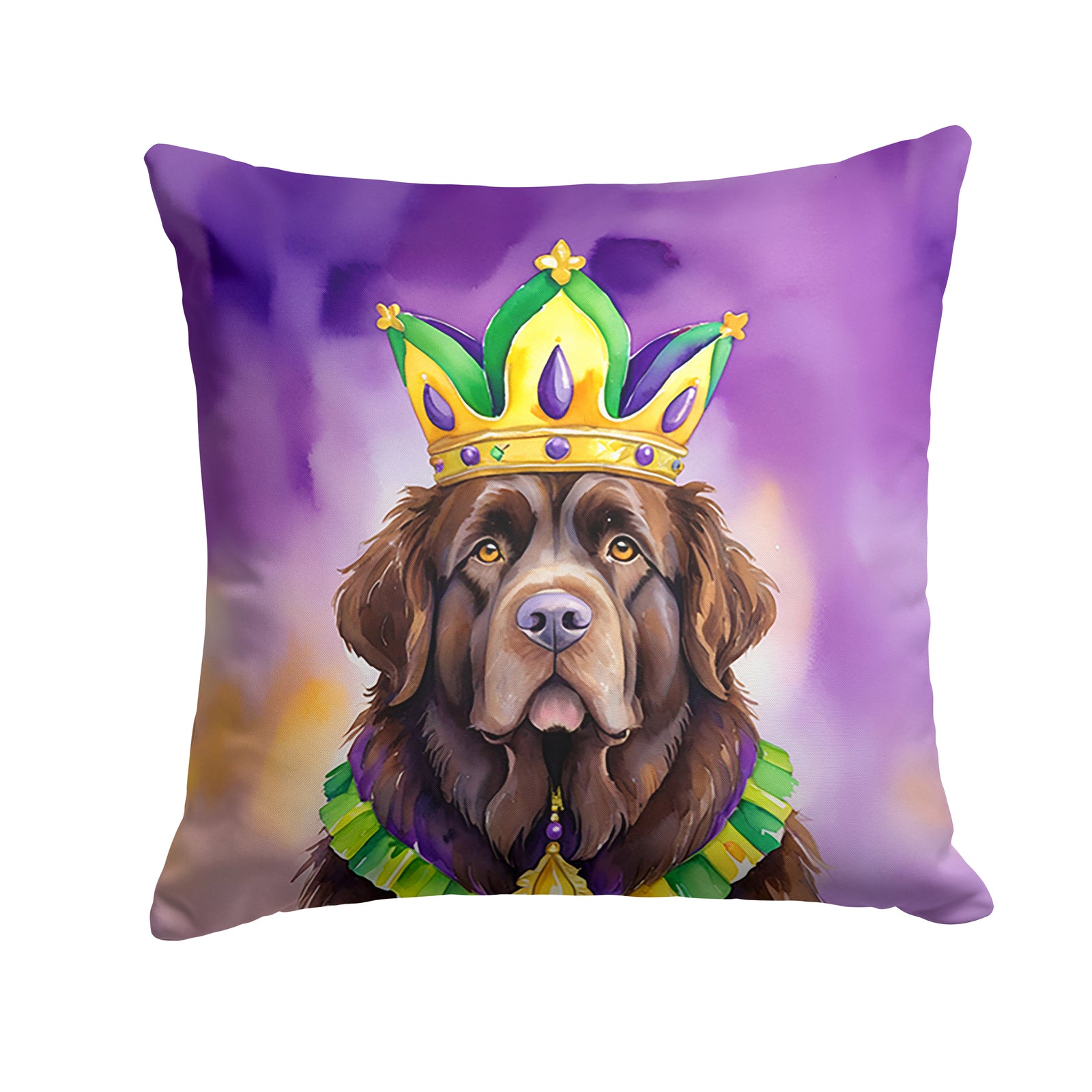 Buy this Newfoundland King of Mardi Gras Throw Pillow