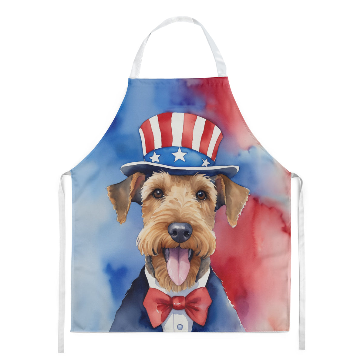Buy this Airedale Terrier Patriotic American Apron