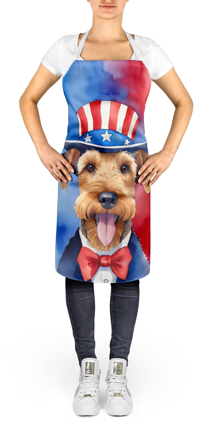 Buy this Airedale Terrier Patriotic American Apron